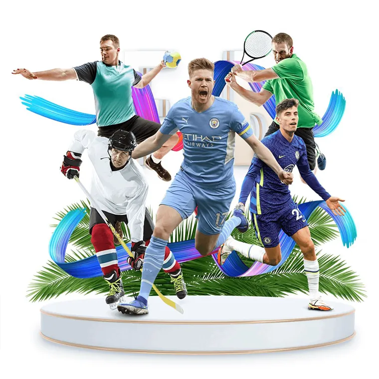 A graphic showing competitive odds and diverse sports markets on fb777
